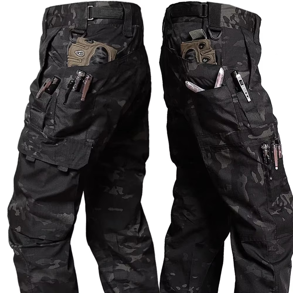 Fishing Pants Waterproof - Men's Tactical Pants Outdoor Work Casual
