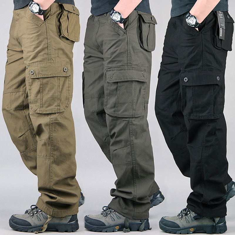 Fishing Pants Waterproof - Tactical Cargo Pants Men Cotton Overalls