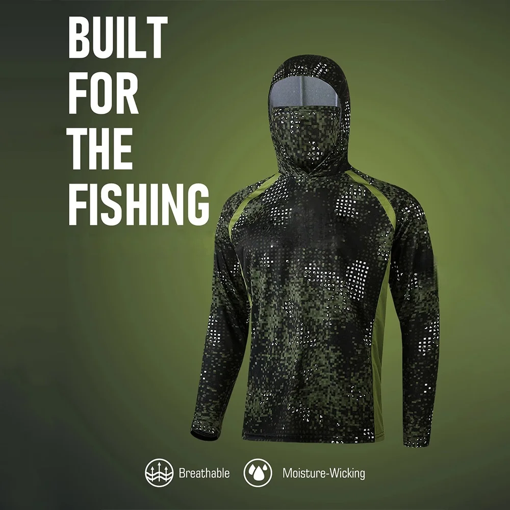 Fishing Apparel Men Hood Fishi - Fishing Shirt Uv Protection review and price