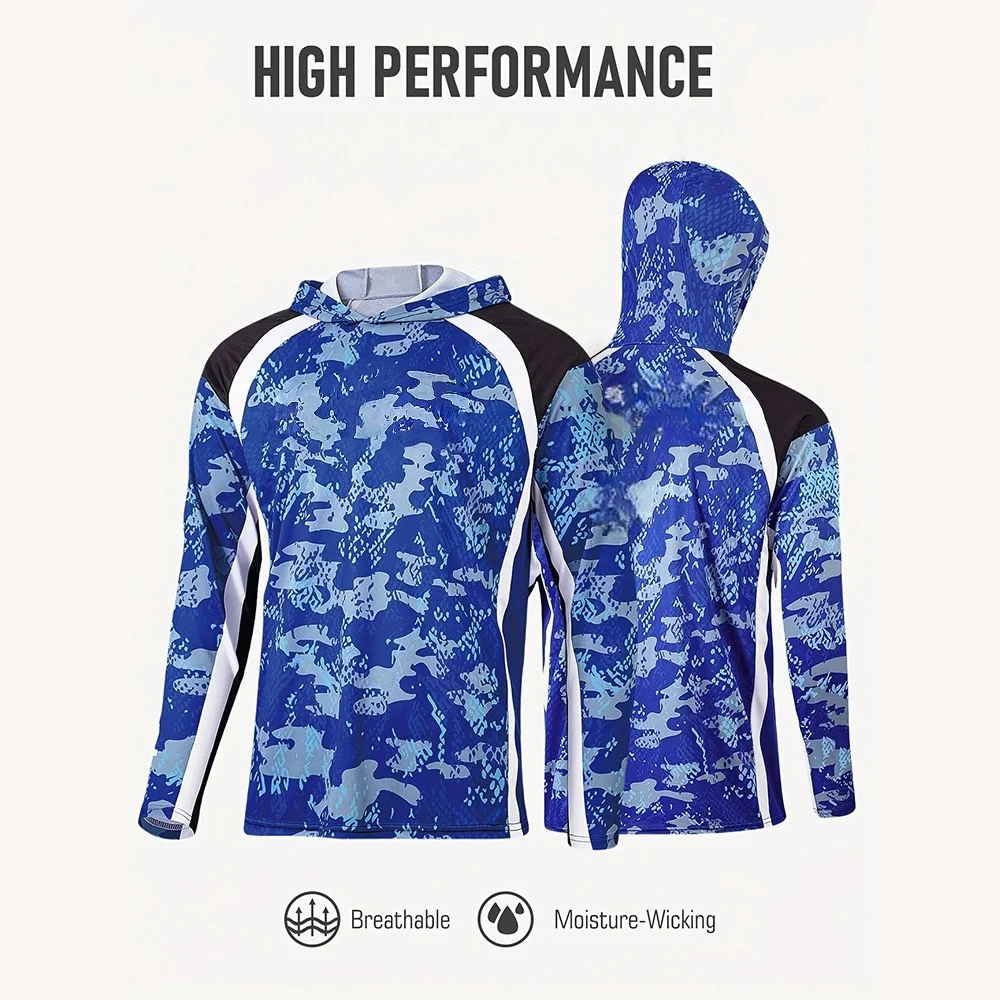 Fishing Apparel Men Hood Fishi - Fishing Shirt Uv Protection review and price