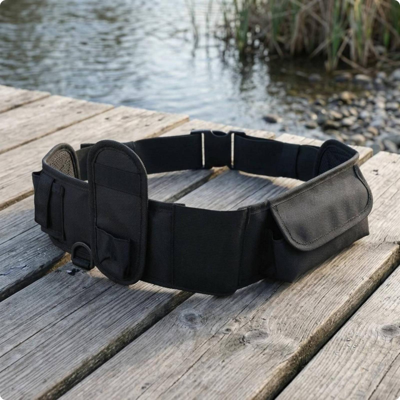 Fishing Waist Bag Buckle Closu - Fishing Belt review and price